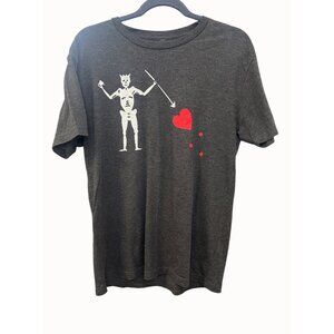 Black Rifle Coffee Co Devil Heart Skeleton  Heart Graphic Tee M